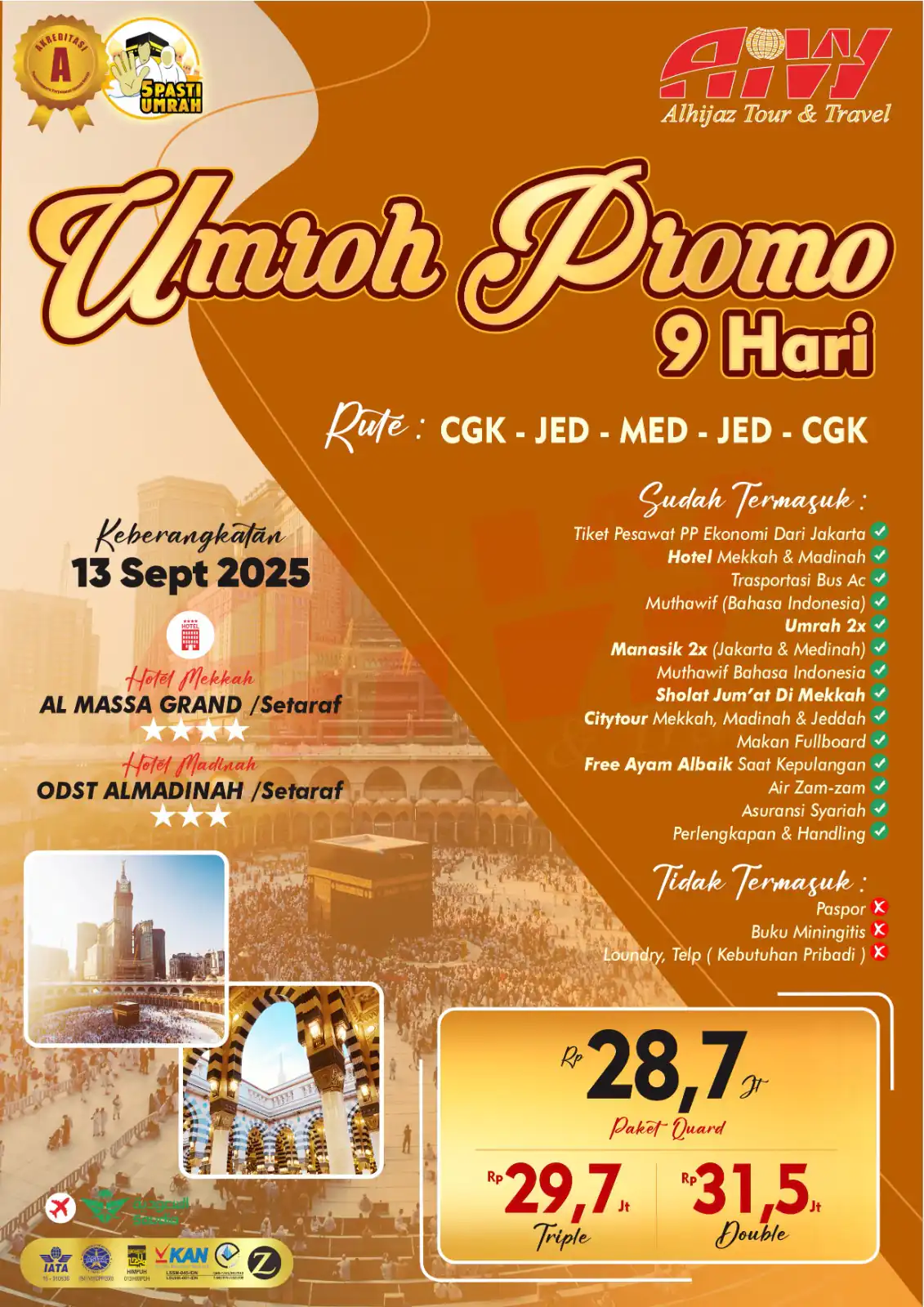 BROSUR PROMO UMRAH 9HR