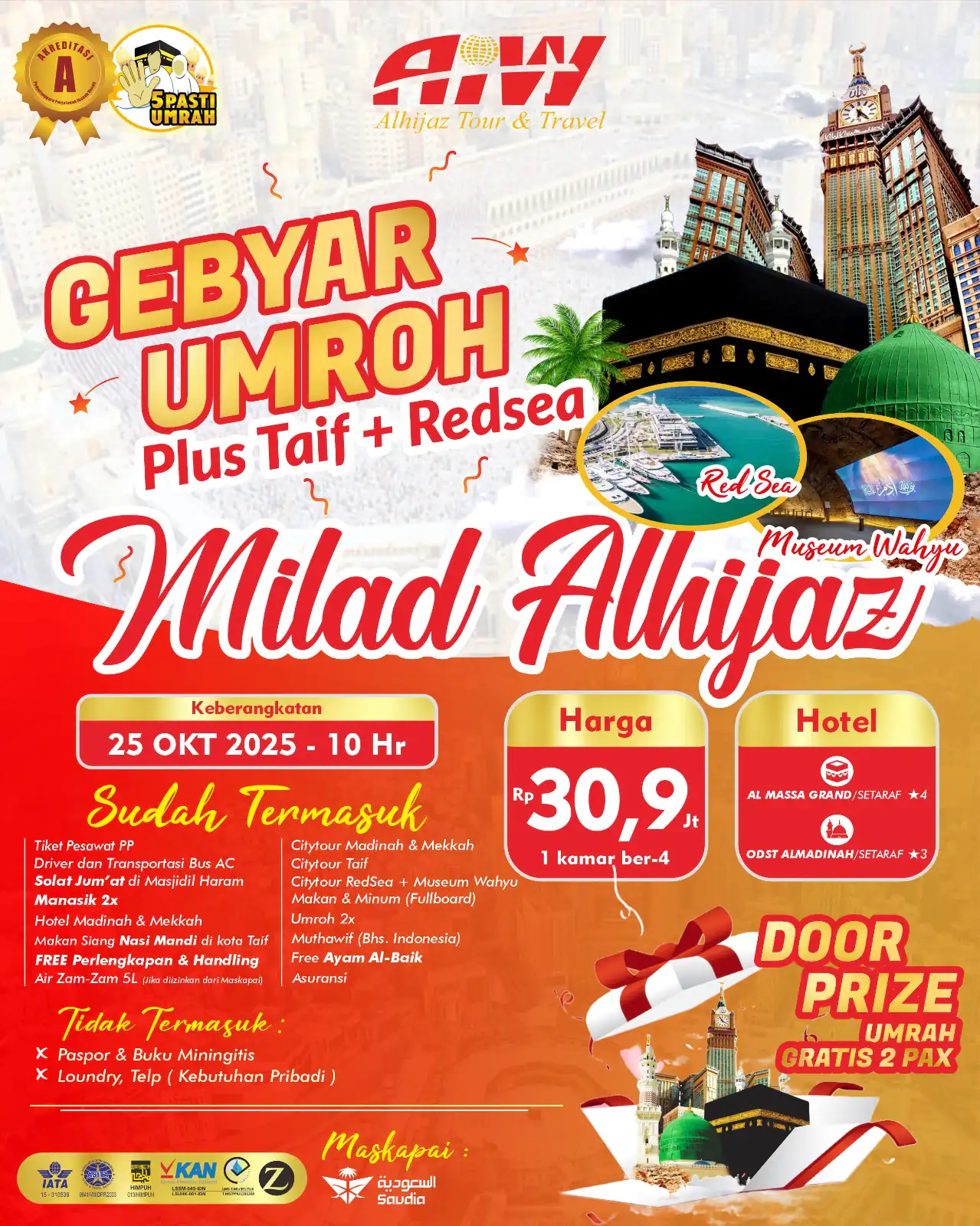 BROSUR PROMO MILAD PLUS TAIF+REDSEA 10HR