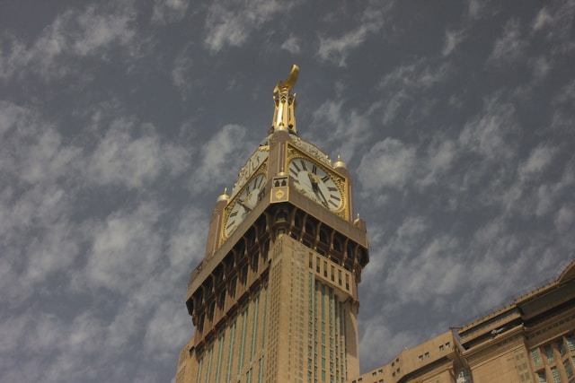 Clock tower of Mecca, Saudi Arabia